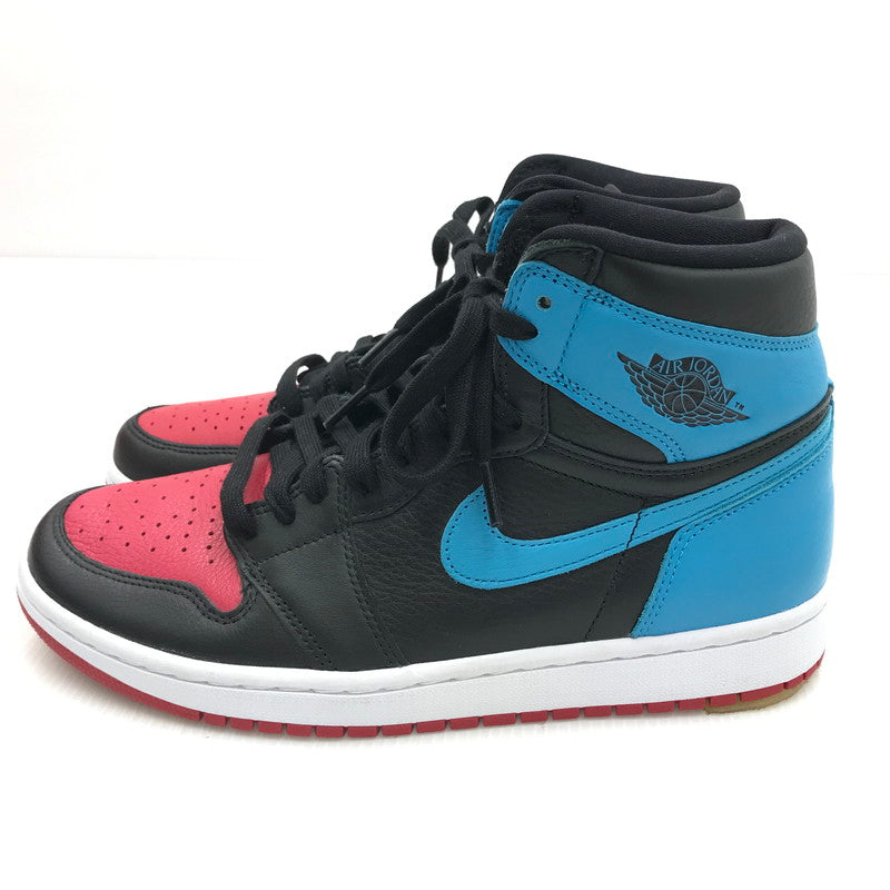 【中古美品】【メンズ】 NIKE ナイキ WMNS AIR JORDAN 1 HIGH OG UNC TO CHICAGO CD0461-046 ウィメンズ エアジョーダン1 ハイ OG スニーカー 靴 160-250124-hi-03-tag サイズ：27.5cm US 10.5 カラー：BLACK/RED/BLUE 万代Net店