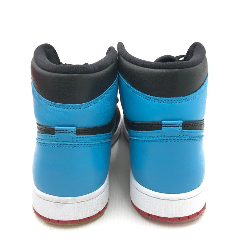 【中古美品】【メンズ】 NIKE ナイキ WMNS AIR JORDAN 1 HIGH OG UNC TO CHICAGO CD0461-046 ウィメンズ エアジョーダン1 ハイ OG スニーカー 靴 160-250124-hi-03-tag サイズ：27.5cm US 10.5 カラー：BLACK/RED/BLUE 万代Net店
