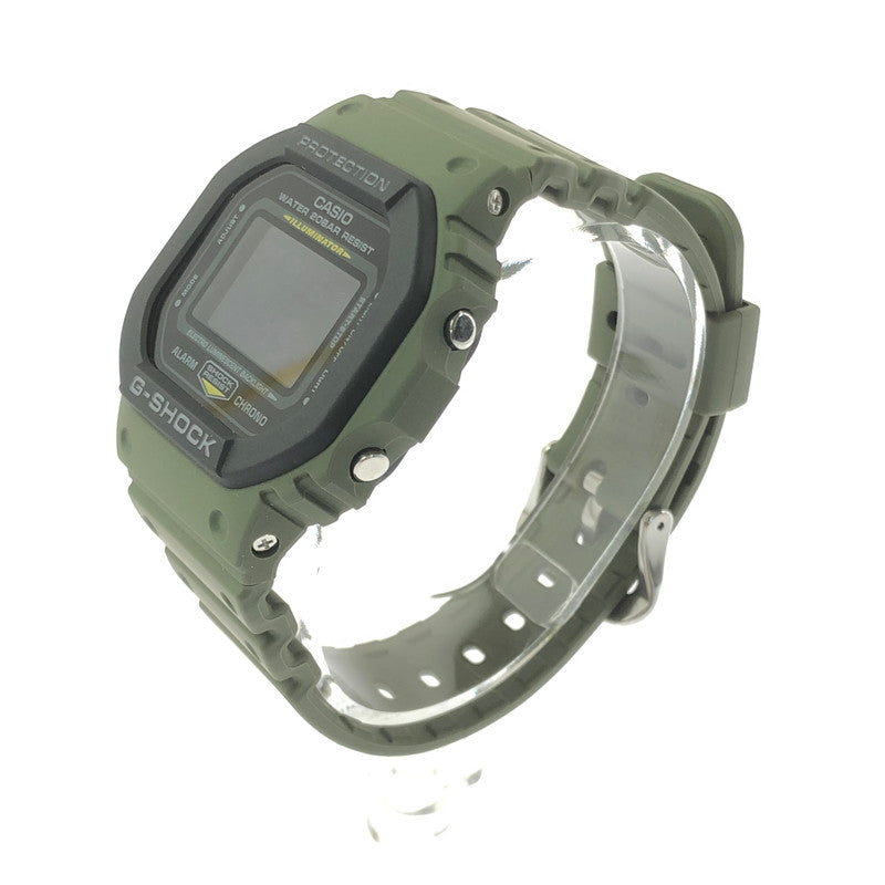 【中古美品】【メンズ】 G-SHOCK ジーショック DIGITAL DW-5610SU-3DR デジタル クォーツ 腕時計 196-260620-ty-04-tagh カラー：オリーブグリーン 万代Net店