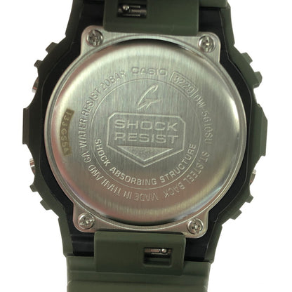 【中古美品】【メンズ】 G-SHOCK ジーショック DIGITAL DW-5610SU-3DR デジタル クォーツ 腕時計 196-260620-ty-04-tagh カラー：オリーブグリーン 万代Net店