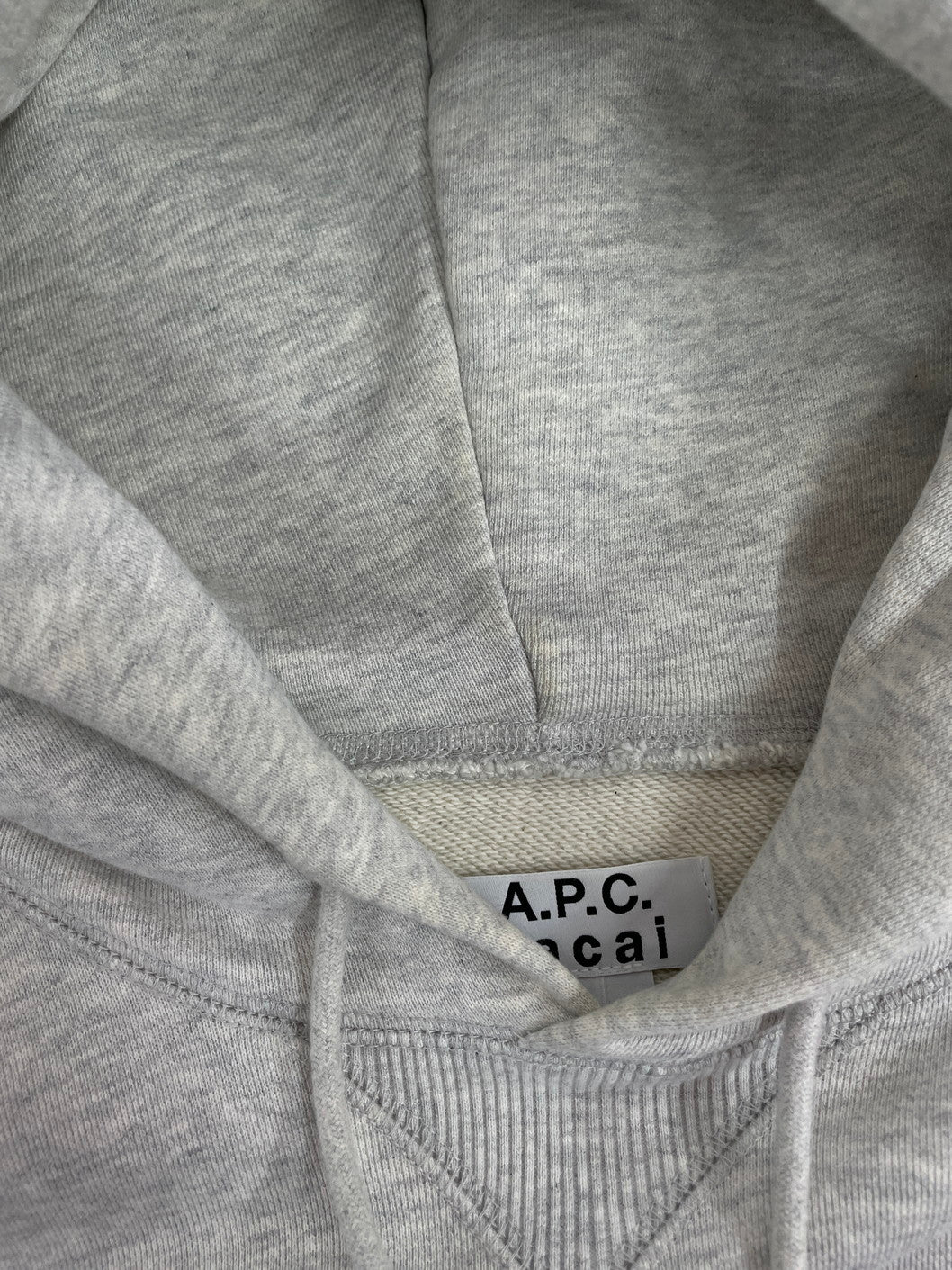 【中古品】【メンズ】 A.P.C. アーペーセー SACAI 24213-1-31082 TAIYO HOODIE パーカー 140-250119-NK-06-yok サイズ：M カラー：ホワイト系 万代Net店