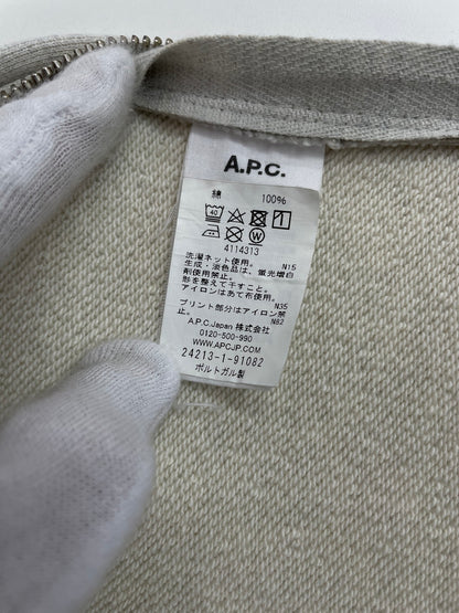 【中古品】【メンズ】 A.P.C. アーペーセー SACAI 24213-1-31082 TAIYO HOODIE パーカー 140-250119-NK-06-yok サイズ：M カラー：ホワイト系 万代Net店