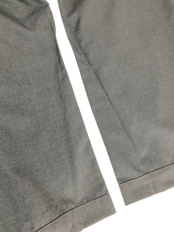 【ジャンク品】【メンズ】 SLACKS PANTS スラックスパンツ ボトムス カスタム品 151-240210-kk-32-tag サイズ：2 カラー：グレー 万代Net店