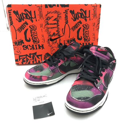 【中古美品】【メンズ】 NIKE ナイキ DUNK LOW RETRO PREMIUM GRAFFITI DM0108-002 ダンク ロー レトロ プレミアム グラフィティ スニーカー 靴 160-250124-hi-05-tag サイズ：27.5cm US 9.5 カラー：BLACK/BLACK-SUMMIT WHITE 万代Net店