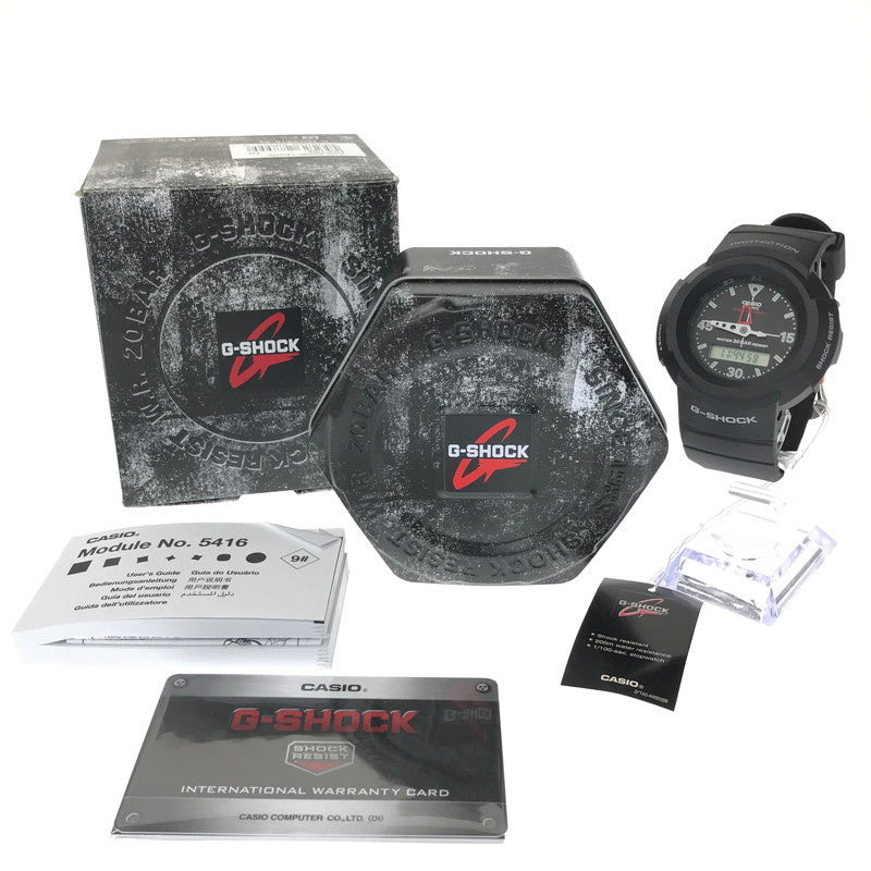 【中古美品】【メンズ】 G-SHOCK ジーショック AW-500 SERIES AW-500E-1EDR アナログ デジタル クォーツ 腕時計 アクセサリー 196-260620-rt-03-tagh カラー：ブラック 万代Net店