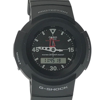 【中古美品】【メンズ】 G-SHOCK ジーショック AW-500 SERIES AW-500E-1EDR アナログ デジタル クォーツ 腕時計 アクセサリー 196-260620-rt-03-tagh カラー：ブラック 万代Net店