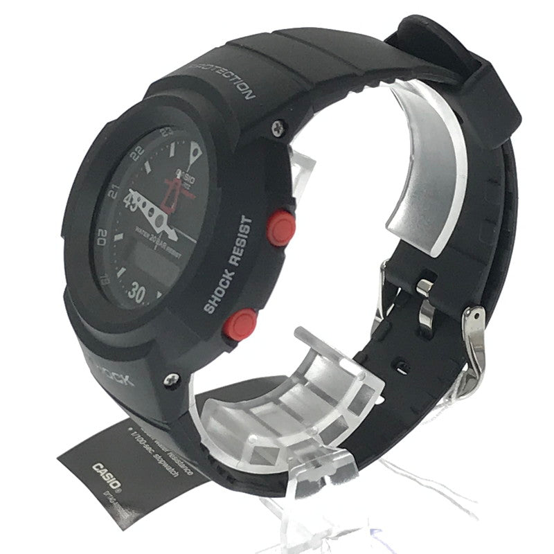 【中古美品】【メンズ】 G-SHOCK ジーショック AW-500 SERIES AW-500E-1EDR アナログ デジタル クォーツ 腕時計 アクセサリー 196-260620-rt-03-tagh カラー：ブラック 万代Net店