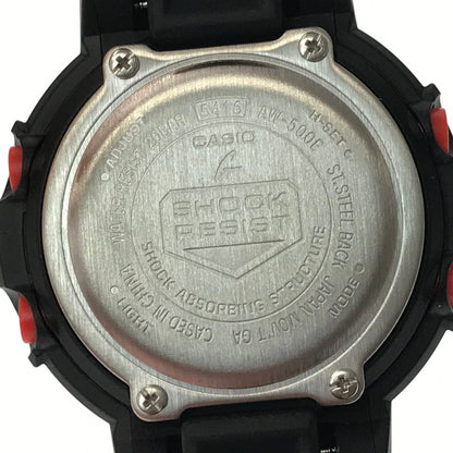 【中古美品】【メンズ】 G-SHOCK ジーショック AW-500 SERIES AW-500E-1EDR アナログ デジタル クォーツ 腕時計 アクセサリー 196-260620-rt-03-tagh カラー：ブラック 万代Net店