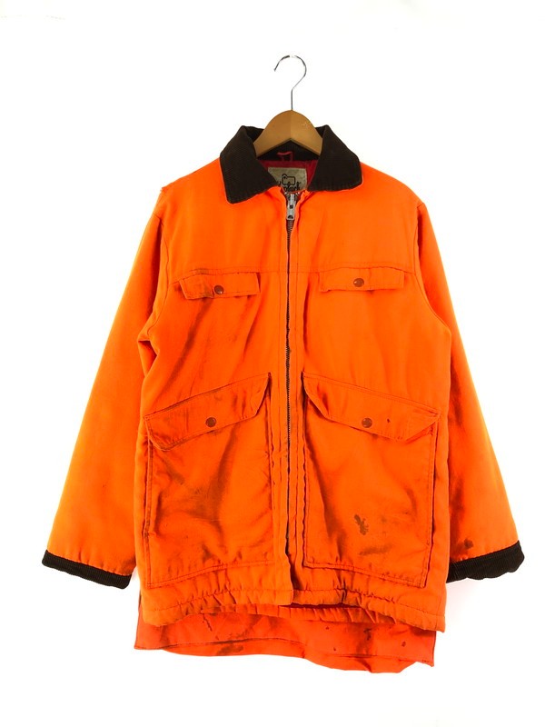 【現状渡し品】【メンズ】 WOOLRICH ウールリッチ HUNTING JACKET VINTAGE ハンティングジャケット アウター 144-240301-kk-30-tag サイズ：S カラー：オレンジ 万代Net店