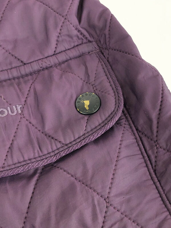 【現状渡し品】【レディース】 Barbour バーブァー UTILITY POLAR QUILT JACKET ユーティリティー ポーラー キルトジャケット ライトアウター 144-231008-kk-26-tag サイズ：UK14 カラー：パープル 万代Net店
