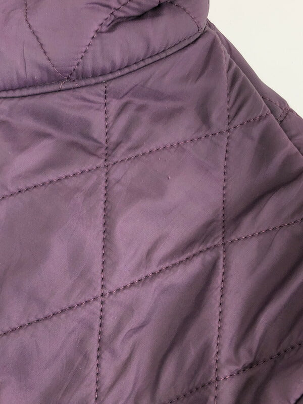 【現状渡し品】【レディース】 Barbour バーブァー UTILITY POLAR QUILT JACKET ユーティリティー ポーラー キルトジャケット ライトアウター 144-231008-kk-26-tag サイズ：UK14 カラー：パープル 万代Net店
