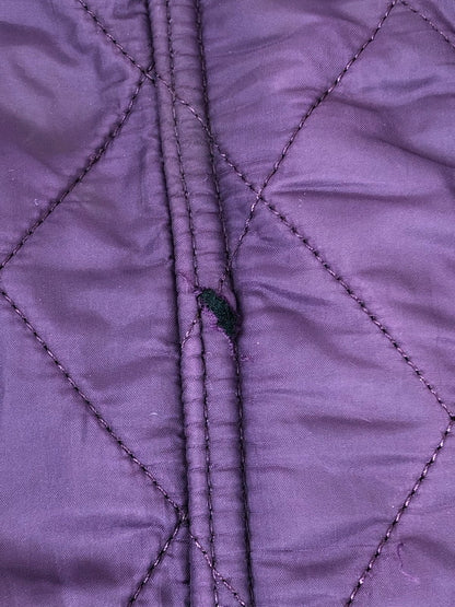 【現状渡し品】【レディース】 Barbour バーブァー UTILITY POLAR QUILT JACKET ユーティリティー ポーラー キルトジャケット ライトアウター 144-231008-kk-26-tag サイズ：UK14 カラー：パープル 万代Net店