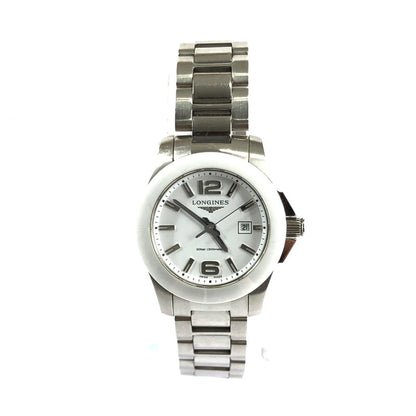 【中古品】【レディース】 LONGINES ロンジン CONQUEST L3.257.4 コンクエスト クォーツ 腕時計 197-231022-kk-31-tag カラー：シルバー 万代Net店