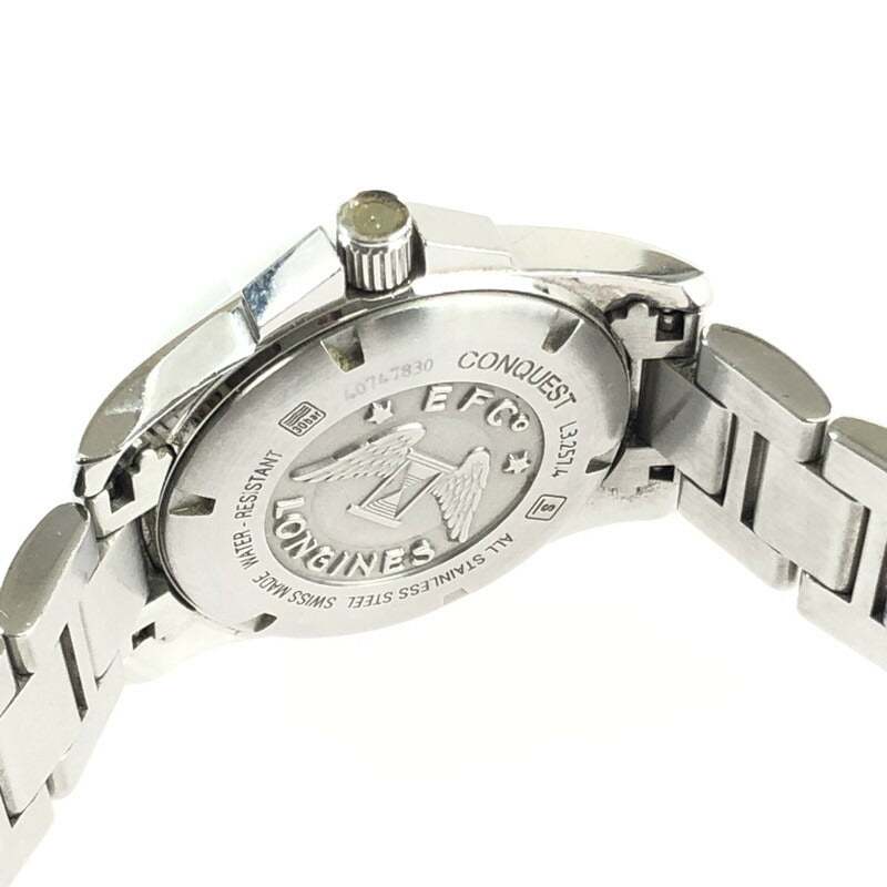 【中古品】【レディース】 LONGINES ロンジン CONQUEST L3.257.4 コンクエスト クォーツ 腕時計 197-231022-kk-31-tag カラー：シルバー 万代Net店