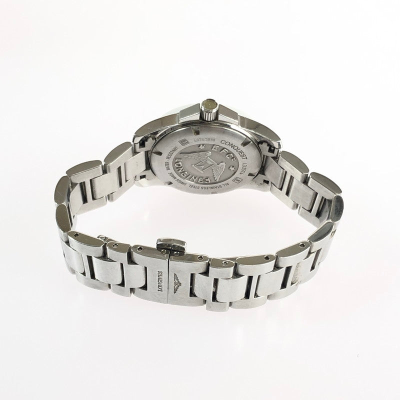 【中古品】【レディース】 LONGINES ロンジン CONQUEST L3.257.4 コンクエスト クォーツ 腕時計 197-231022-kk-31-tag カラー：シルバー 万代Net店