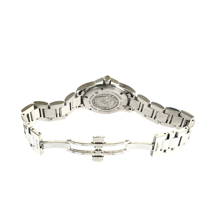 【中古品】【レディース】 LONGINES ロンジン CONQUEST L3.257.4 コンクエスト クォーツ 腕時計 197-231022-kk-31-tag カラー：シルバー 万代Net店