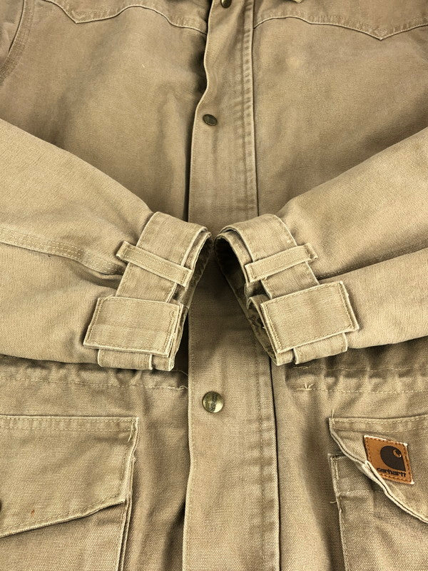 【中古品】【メンズ】 CARHARTT カーハート BLANKET LINED CHORE COAT C52 ブランケットライン チョアコート アウター 146-240106-kk-48-tag サイズ：L カラー：ベージュ 万代Net店