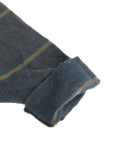 【現状渡し品】【メンズ】 LACOSTE ラコステ BORDER KNIT ZIP UP JACKET ボーダーニットジップブルゾン 146-231212-mo-16-tag サイズ：4 カラー：ダークグレー 万代Net店