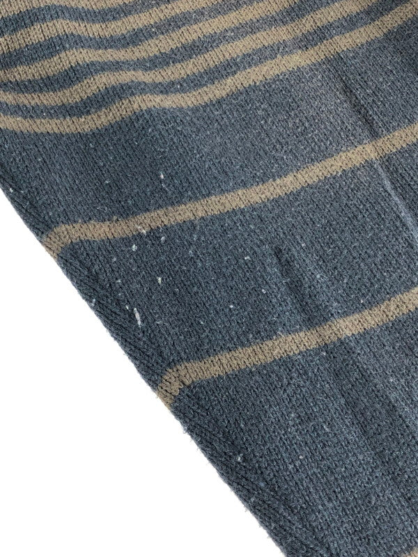 【現状渡し品】【メンズ】 LACOSTE ラコステ BORDER KNIT ZIP UP JACKET ボーダーニットジップブルゾン 146-231212-mo-16-tag サイズ：4 カラー：ダークグレー 万代Net店