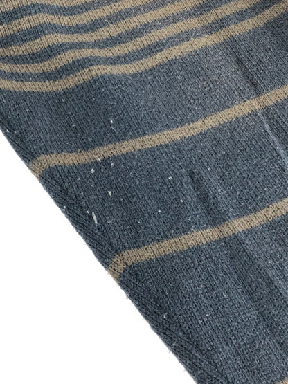 【現状渡し品】【メンズ】 LACOSTE ラコステ BORDER KNIT ZIP UP JACKET ボーダーニットジップブルゾン 146-231212-mo-16-tag サイズ：4 カラー：ダークグレー 万代Net店