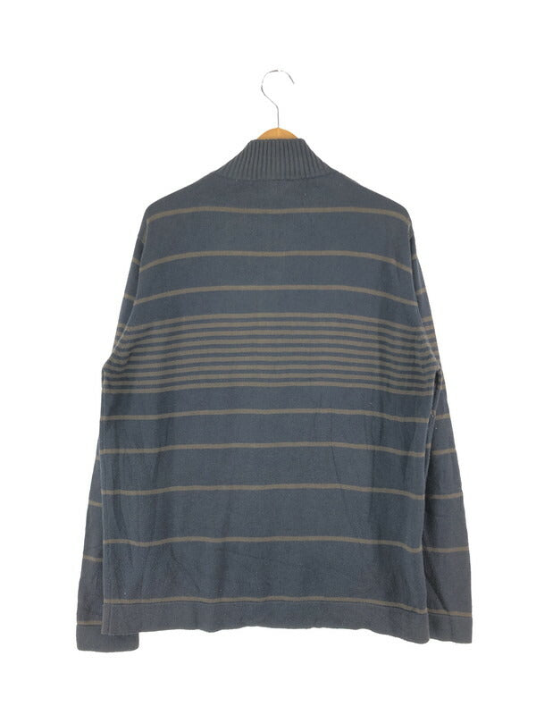 【現状渡し品】【メンズ】 LACOSTE ラコステ BORDER KNIT ZIP UP JACKET ボーダーニットジップブルゾン 146-231212-mo-16-tag サイズ：4 カラー：ダークグレー 万代Net店