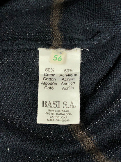 【現状渡し品】【メンズ】 LACOSTE ラコステ BORDER KNIT ZIP UP JACKET ボーダーニットジップブルゾン 146-231212-mo-16-tag サイズ：4 カラー：ダークグレー 万代Net店