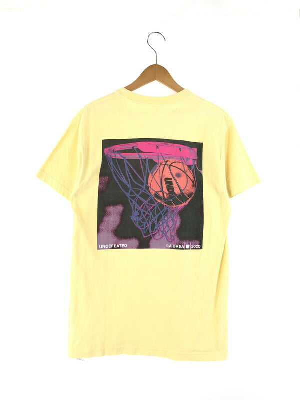 【中古品】【メンズ】 UNDEFEATED アンディーフィーテッド 20SS ALL NET S/S TEE 201077001010 オールネット ショートスリーブ Tシャツ 半袖Tシャツ 142-231224-kk-01-tag サイズ：S カラー：イエロー 万代Net店