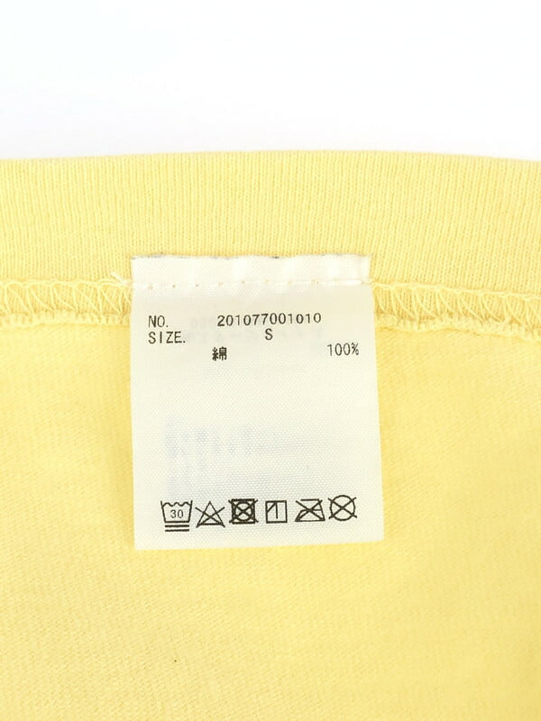 【中古品】【メンズ】 UNDEFEATED アンディーフィーテッド 20SS ALL NET S/S TEE 201077001010 オールネット ショートスリーブ Tシャツ 半袖Tシャツ 142-231224-kk-01-tag サイズ：S カラー：イエロー 万代Net店