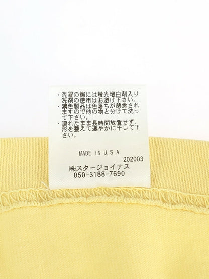 【中古品】【メンズ】 UNDEFEATED アンディーフィーテッド 20SS ALL NET S/S TEE 201077001010 オールネット ショートスリーブ Tシャツ 半袖Tシャツ 142-231224-kk-01-tag サイズ：S カラー：イエロー 万代Net店