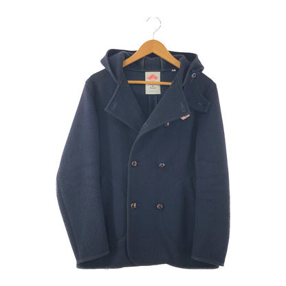 【中古品】【メンズ】 WOOL DOUBLE BUTTON MOSSER COAT 12A-SL-001 JD-8239 WOM ウール ダブルボタン モッサコート アウター 144-220702-rs-08-tag サイズ：40 カラー：ネイビー 万代Net店