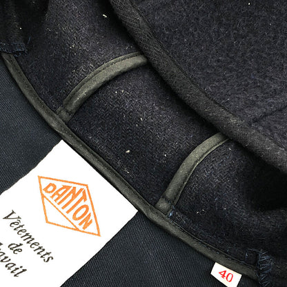 【中古品】【メンズ】 WOOL DOUBLE BUTTON MOSSER COAT 12A-SL-001 JD-8239 WOM ウール ダブルボタン モッサコート アウター 144-220702-rs-08-tag サイズ：40 カラー：ネイビー 万代Net店