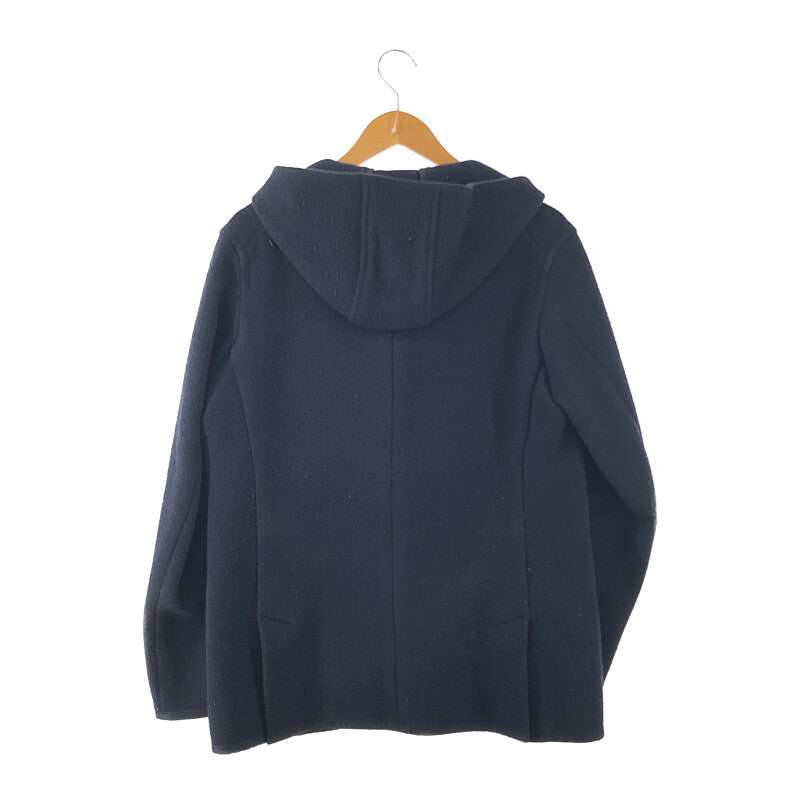 【中古品】【メンズ】 WOOL DOUBLE BUTTON MOSSER COAT 12A-SL-001 JD-8239 WOM ウール ダブルボタン モッサコート アウター 144-220702-rs-08-tag サイズ：40 カラー：ネイビー 万代Net店