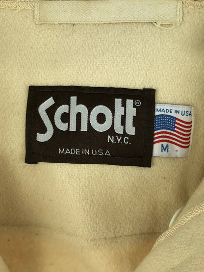 【現状渡し品】【メンズ】 schott ショット N.Y.C LONG DUFFEL COAT USA製 ロングダッフルコート アウター 145-240122-kk-18-tag サイズ：M カラー：ベージュ 万代Net店