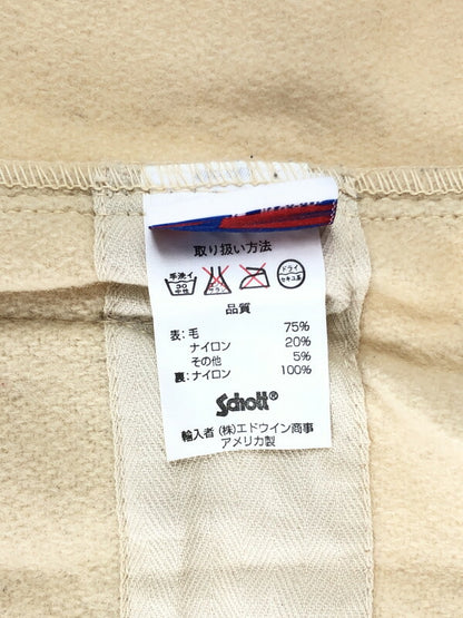 【現状渡し品】【メンズ】 schott ショット N.Y.C LONG DUFFEL COAT USA製 ロングダッフルコート アウター 145-240122-kk-18-tag サイズ：M カラー：ベージュ 万代Net店