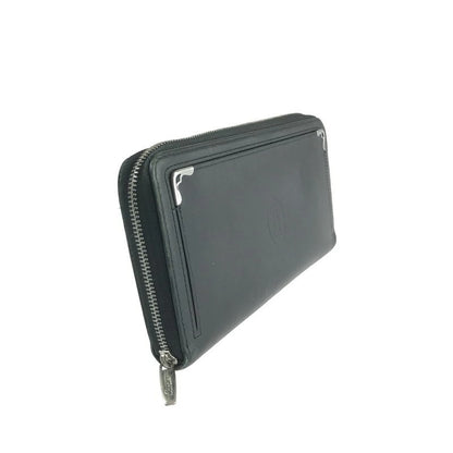 【中古品】【メンズ】 CARTIER カルティエ MUST DE CARTIER ZIPPED INTERNATIONAL WALLET L3001489 ジップド インターナショナルウォレット 長財布 181-240111-kk-36-tag カラー：ブラック 万代Net店