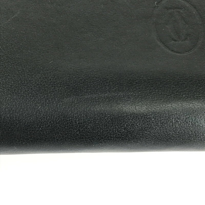 【中古品】【メンズ】 CARTIER カルティエ MUST DE CARTIER ZIPPED INTERNATIONAL WALLET L3001489 ジップド インターナショナルウォレット 長財布 181-240111-kk-36-tag カラー：ブラック 万代Net店