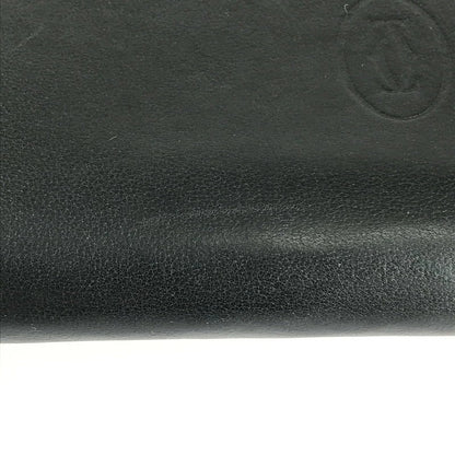 【中古品】【メンズ】 CARTIER カルティエ MUST DE CARTIER ZIPPED INTERNATIONAL WALLET L3001489 ジップド インターナショナルウォレット 長財布 181-240111-kk-36-tag カラー：ブラック 万代Net店