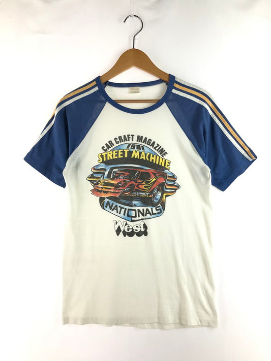 【中古品】【メンズ】 ROACH 1981 STREET MACHINE NATIONALS S/S TEE プリント ショートスリーブTシャツ 半袖Tシャツ 146-250815-hi-01-tag サイズ：M カラー：ホワイト/ブルー 万代Net店