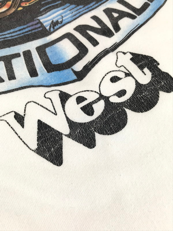 【中古品】【メンズ】 ROACH 1981 STREET MACHINE NATIONALS S/S TEE プリント ショートスリーブTシャツ 半袖Tシャツ 146-250815-hi-01-tag サイズ：M カラー：ホワイト/ブルー 万代Net店