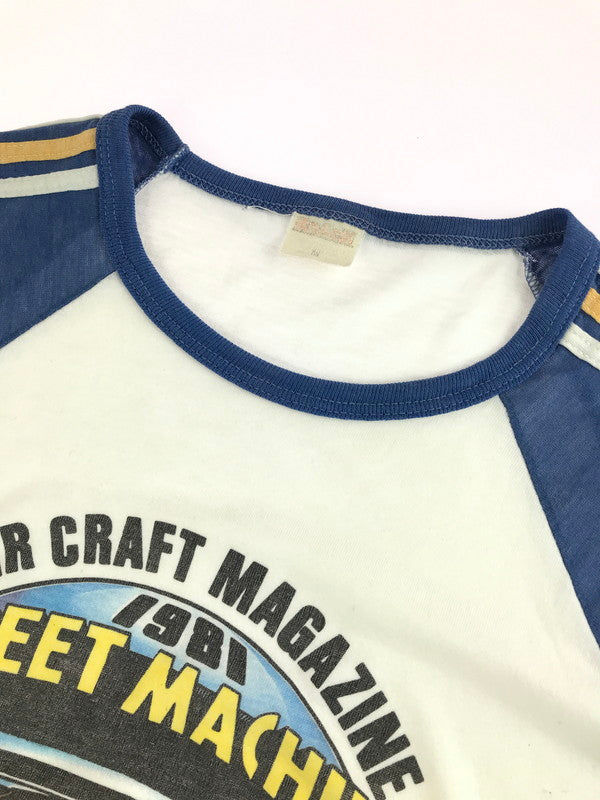 【中古品】【メンズ】 ROACH 1981 STREET MACHINE NATIONALS S/S TEE プリント ショートスリーブTシャツ 半袖Tシャツ 146-250815-hi-01-tag サイズ：M カラー：ホワイト/ブルー 万代Net店