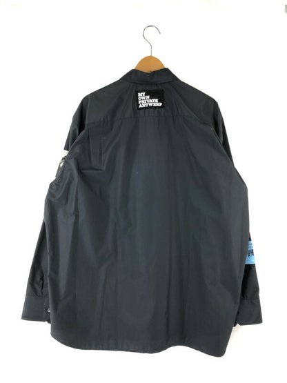 【中古品】【メンズ】 RAF SIMONS ラフシモンズ 20SS OVERSIZED SHIRT WITH PATCHES 201-293-15020-00044 オーバーサイズド シャツ ウィズ パッチーズ 140-231105-kk-02-tag サイズ：44 カラー：ブラック 万代Net店