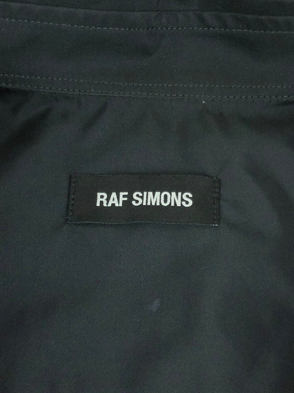 【中古品】【メンズ】 RAF SIMONS ラフシモンズ 20SS OVERSIZED SHIRT WITH PATCHES 201-293-15020-00044 オーバーサイズド シャツ ウィズ パッチーズ 140-231105-kk-02-tag サイズ：44 カラー：ブラック 万代Net店