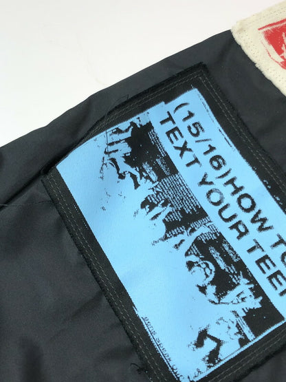 【中古品】【メンズ】 RAF SIMONS ラフシモンズ 20SS OVERSIZED SHIRT WITH PATCHES 201-293-15020-00044 オーバーサイズド シャツ ウィズ パッチーズ 140-231105-kk-02-tag サイズ：44 カラー：ブラック 万代Net店