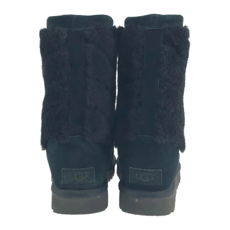 【中古品】【メンズ】 UGG アグ TANIA SHEEPSKIN BOOTS タニア シープスキン ブーツ ムートンブーツ 靴 165-221112-mo-05-tag サイズ：25cm US8 カラー：ブラック 万代Net店