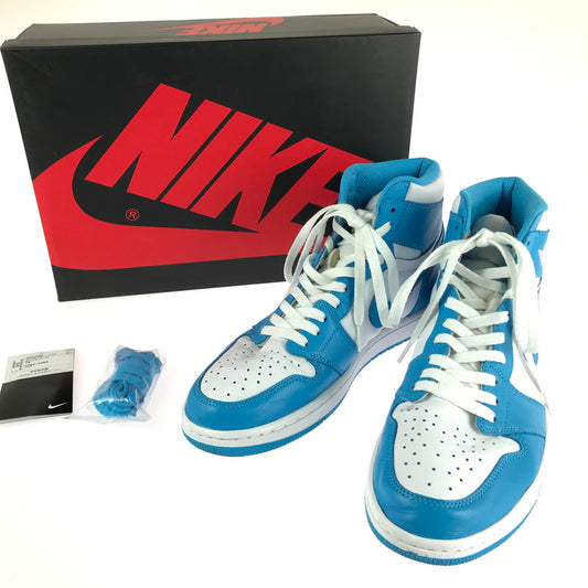 【中古品】【メンズ】 NIKE ナイキ 555088-117 AIR JORDAN 1 RETRO HIGH OG  スニーカー 靴 160-240808-SS-7-tag サイズ：28cm/US10.5 カラー：UNC WHITE/DARK POWDER BLUE 万代Net店