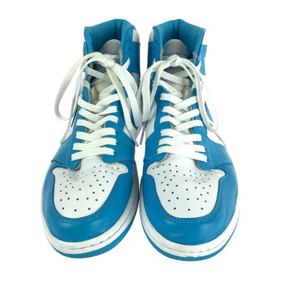 【中古品】【メンズ】 NIKE ナイキ 555088-117 AIR JORDAN 1 RETRO HIGH OG  スニーカー 靴 160-240808-SS-7-tag サイズ：28cm/US10.5 カラー：UNC WHITE/DARK POWDER BLUE 万代Net店