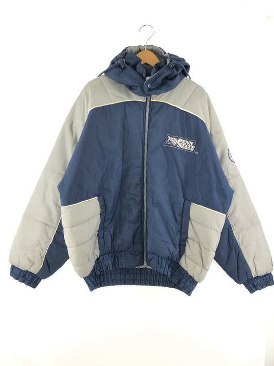 【ジャンク品】【メンズ】 PRO LAYER プロレイヤー PENN STATE NYLON PUFFY JACKET ペンシルベニア大学 ナイロンパフィージャケット 中綿ジャケット アウター 147-230326-hi-12-tag サイズ：L カラー：ネイビー 万代Net店