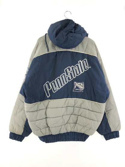 【ジャンク品】【メンズ】 PRO LAYER プロレイヤー PENN STATE NYLON PUFFY JACKET ペンシルベニア大学 ナイロンパフィージャケット 中綿ジャケット アウター 147-230326-hi-12-tag サイズ：L カラー：ネイビー 万代Net店