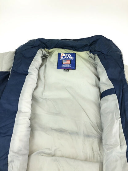 【ジャンク品】【メンズ】 PRO LAYER プロレイヤー PENN STATE NYLON PUFFY JACKET ペンシルベニア大学 ナイロンパフィージャケット 中綿ジャケット アウター 147-230326-hi-12-tag サイズ：L カラー：ネイビー 万代Net店