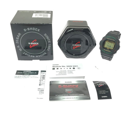 【中古美品】【メンズ】 G-SHOCK ジーショック 5700 SERIES DW-5700TH-1DR デジタル クォーツ 腕時計 196-260617-rt-06-tagh カラー：ブラック 万代Net店